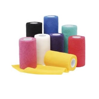 Dugwrap 7.5cm Rolls - Red - Cohesive Bandage